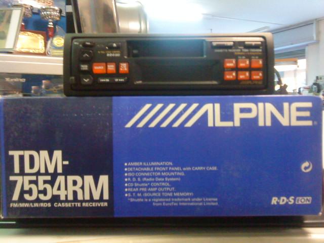 *RADIO CASSETTE ALPINE REF, TDM7554RM